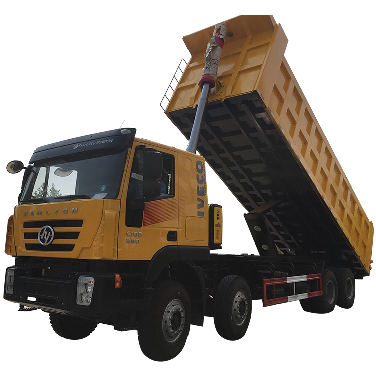 SAIC Iveco genlyon 12 wheel 40t 50t 8*4 dump truck low price sale