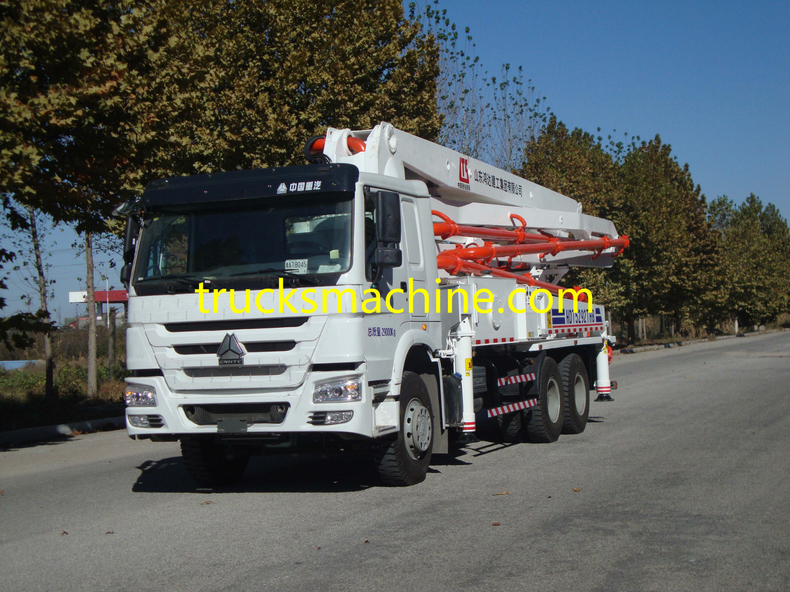 37m-boom Concrete Pump Truck