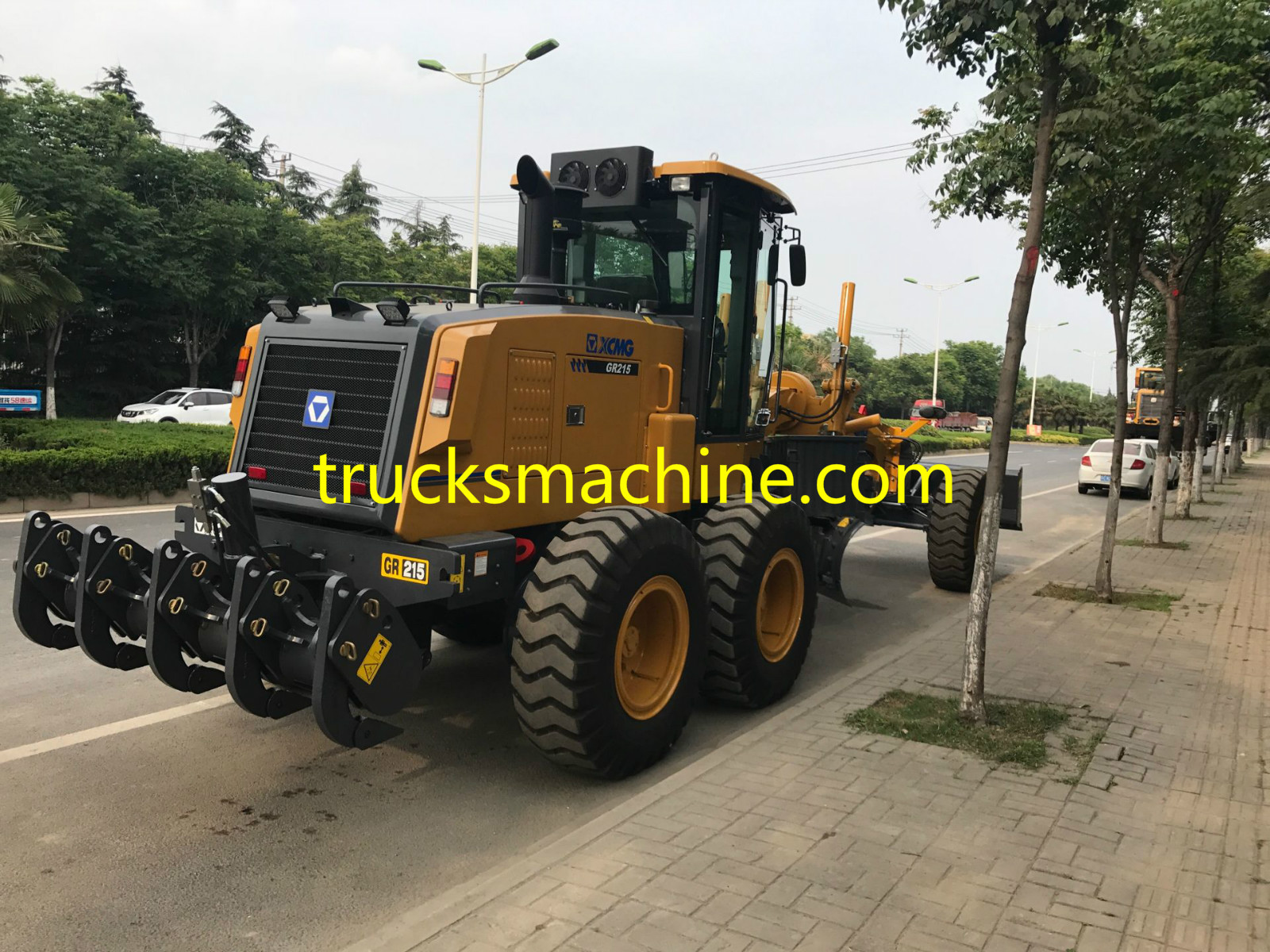 XCMG New  GR215 Construction machine Motor Grader with front blade and rear ripper