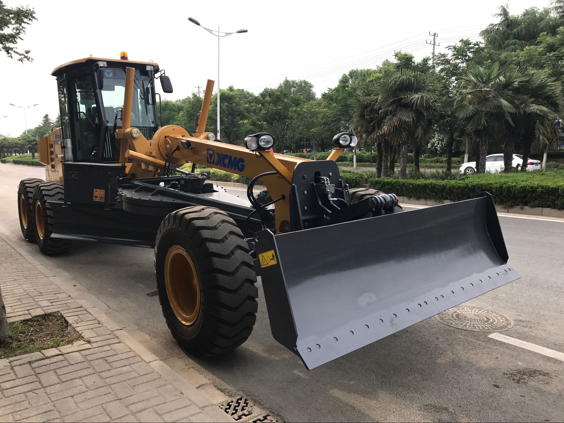 Grader Rear Ripper XCMG New GR215 Construction machine Motor Grader with front blade and ...