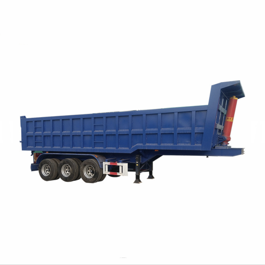Sand soil stone transport 3axle 30t,40t,50t tipper trailer for sale