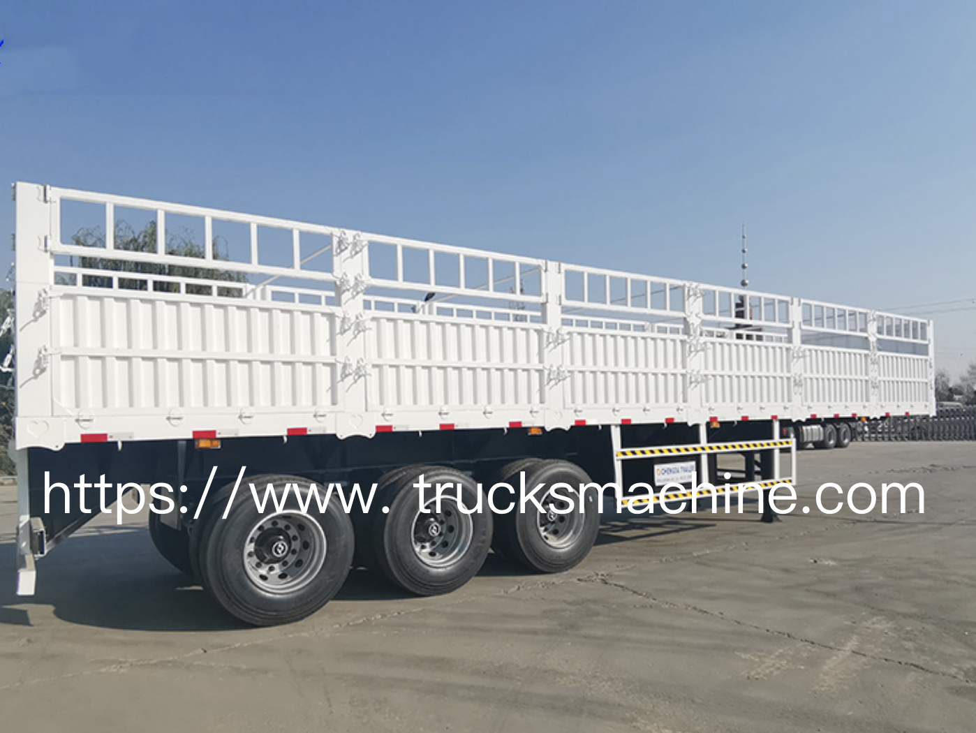 Brand New Good Quality 30t 40t 50t Fence Cargo Trailer with Low Price