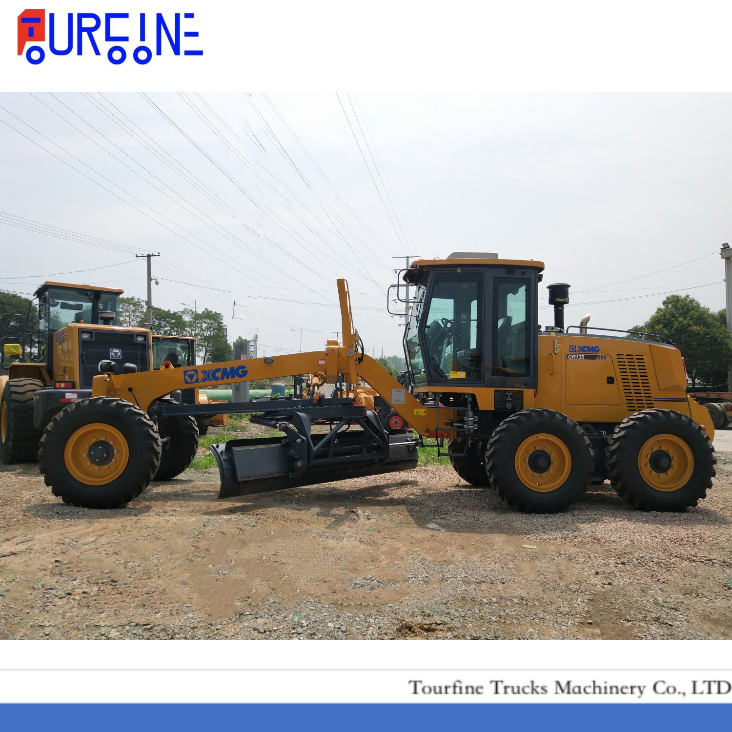 XCMG GR135 Motor Grader  Hot sale with Front Blade Rear Ripper grader