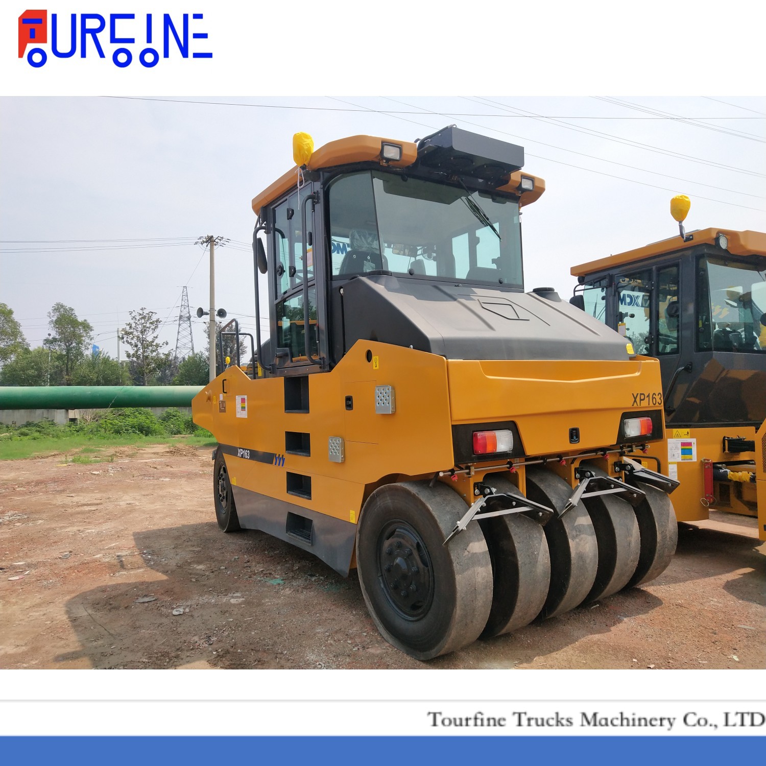 XCMG XP163 Hot sale 13t Tire type Road Roller