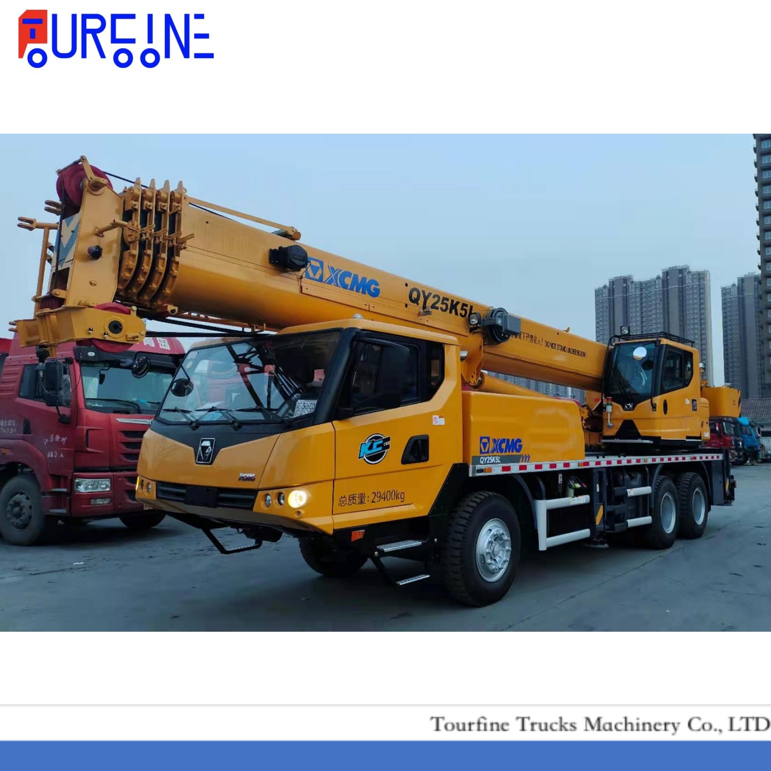 NEW XCMG 25T Truck crane QY25K5D Crane hot sale