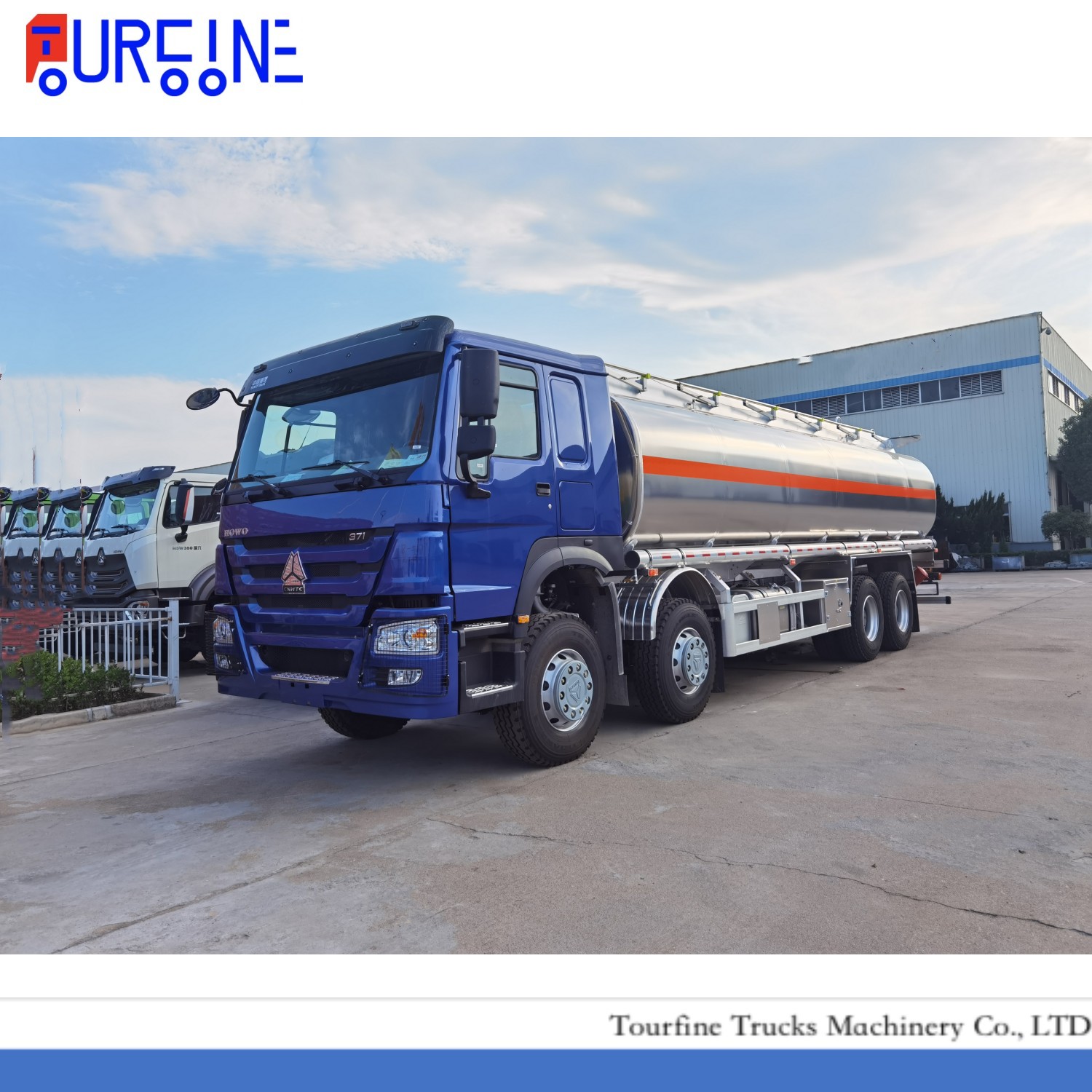 Brand new 12 wheel Sinotruk HOWO 35000L Fuel Tank Truck For hot sale