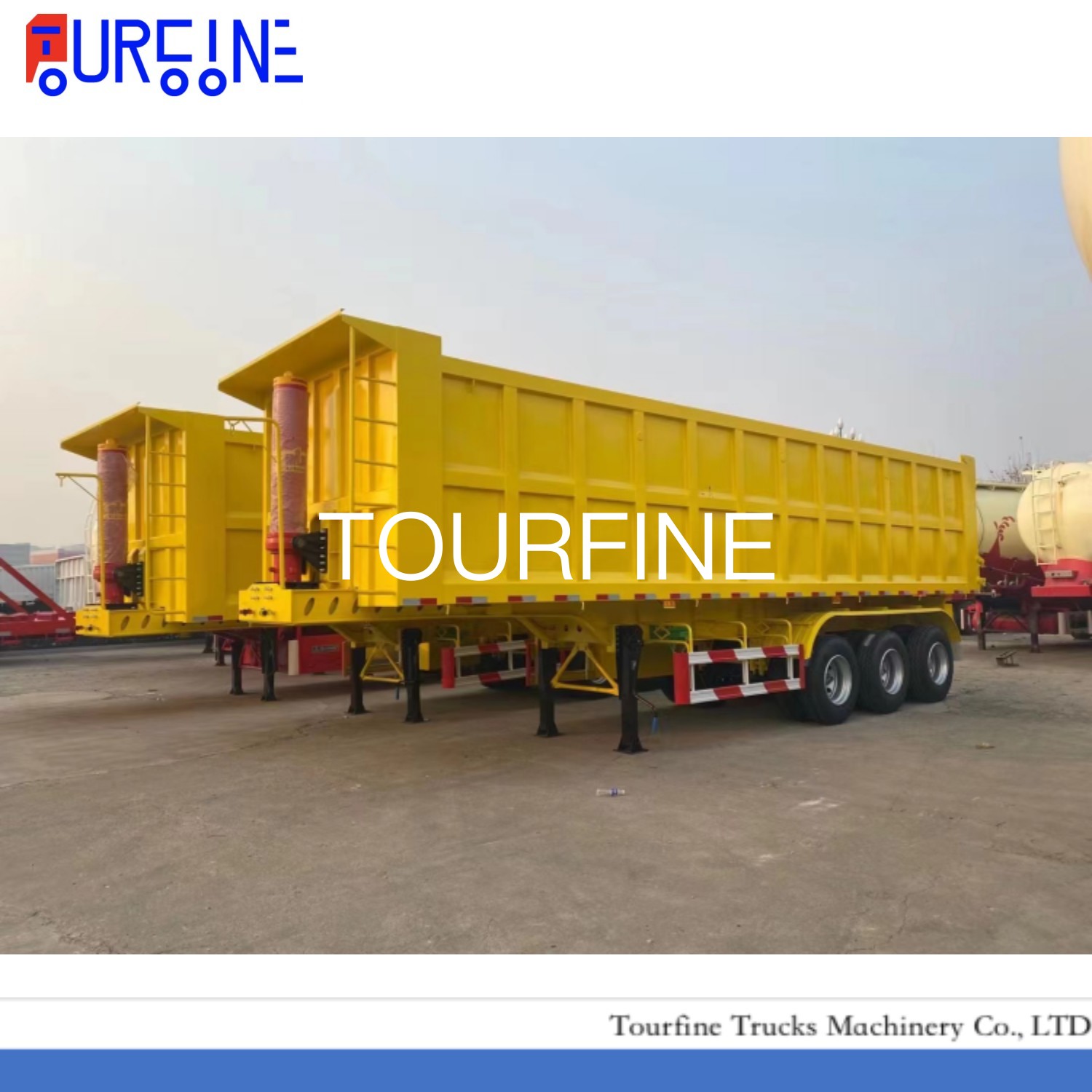 3axle 4 axle 30t,40t,50t dump tipper semi trailer for sale price