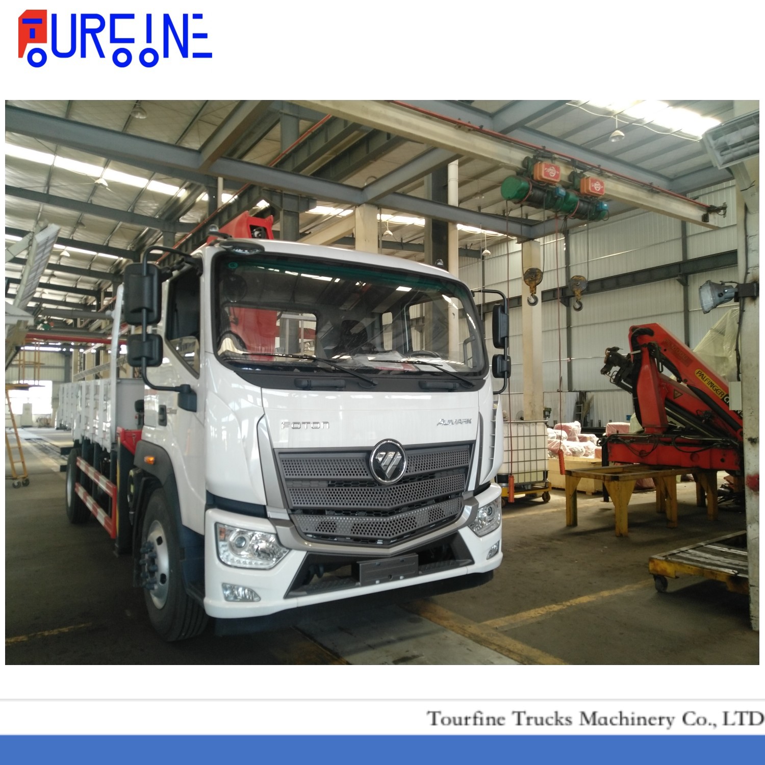 Foton Cargo truck 4t 5t 6t Truck Mount Crane