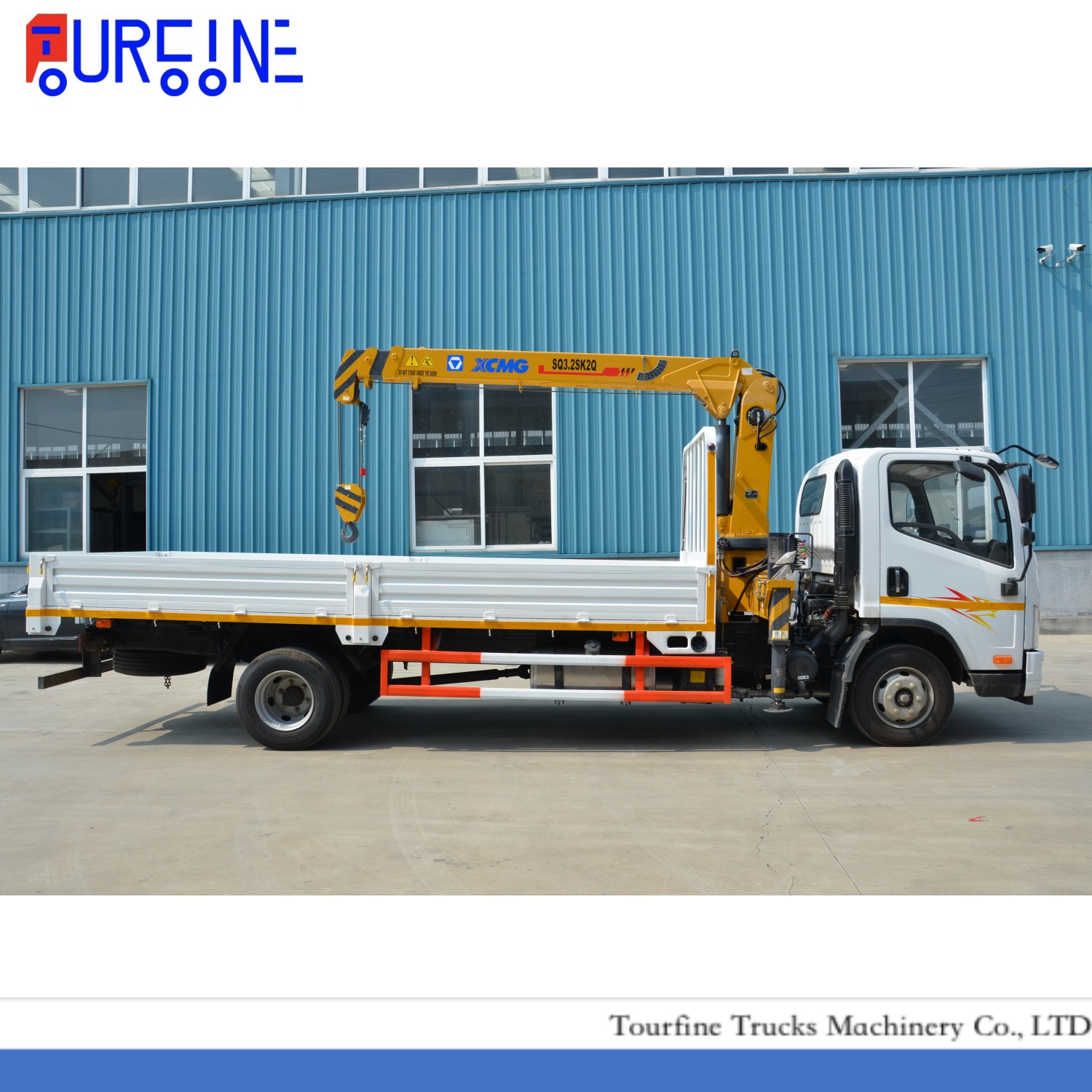 FAW jiefang yiqi Tiger VH 5T cargo chassis truck with crane for sale low cheap price