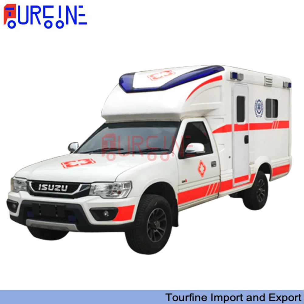 ISUZU 4X2 Wheel Square Cabin Patient Delivery Emerency Rescue Ambulance