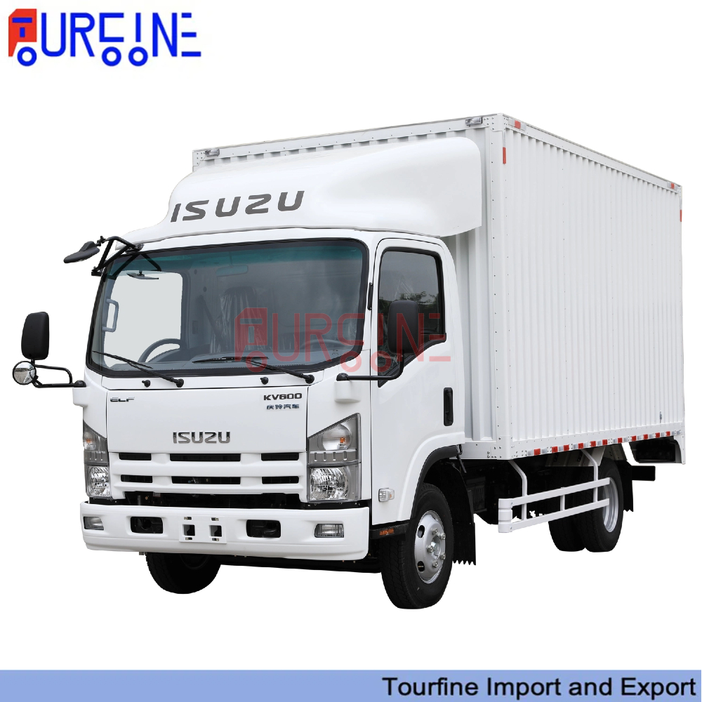 China ISUZU KV600 6 Wheel 5 Ton Van Truck Box Truck for Cargo Transportation