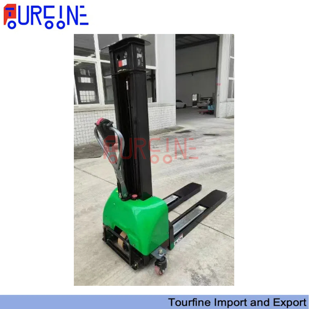 1000KG 1500KG Self Load Stacker Full-Electric Stacker