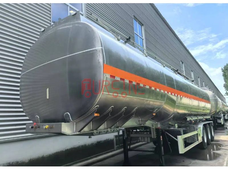 3 Axle Aluminum Fuel Tanker Semi Trailer