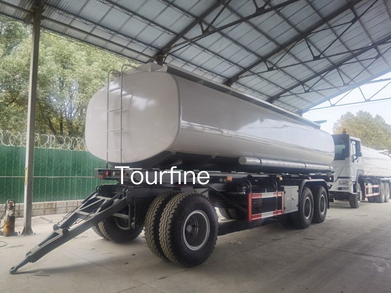 3 Axles 20000L 25000L Fuel Truck Trailer Full Trailer