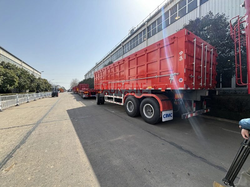 3 Axles 30 Ton Rear Full Trailer New Trailer